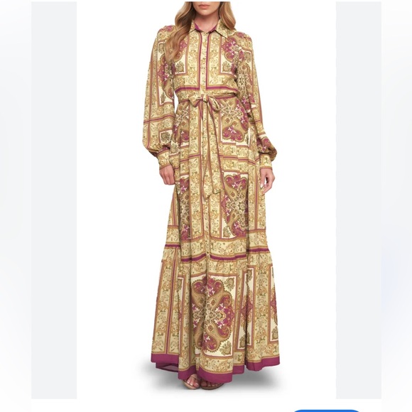 Flying Tomato Dresses & Skirts - Nordstrom Printed Button-Up Maxi Dress - Flying tomato.